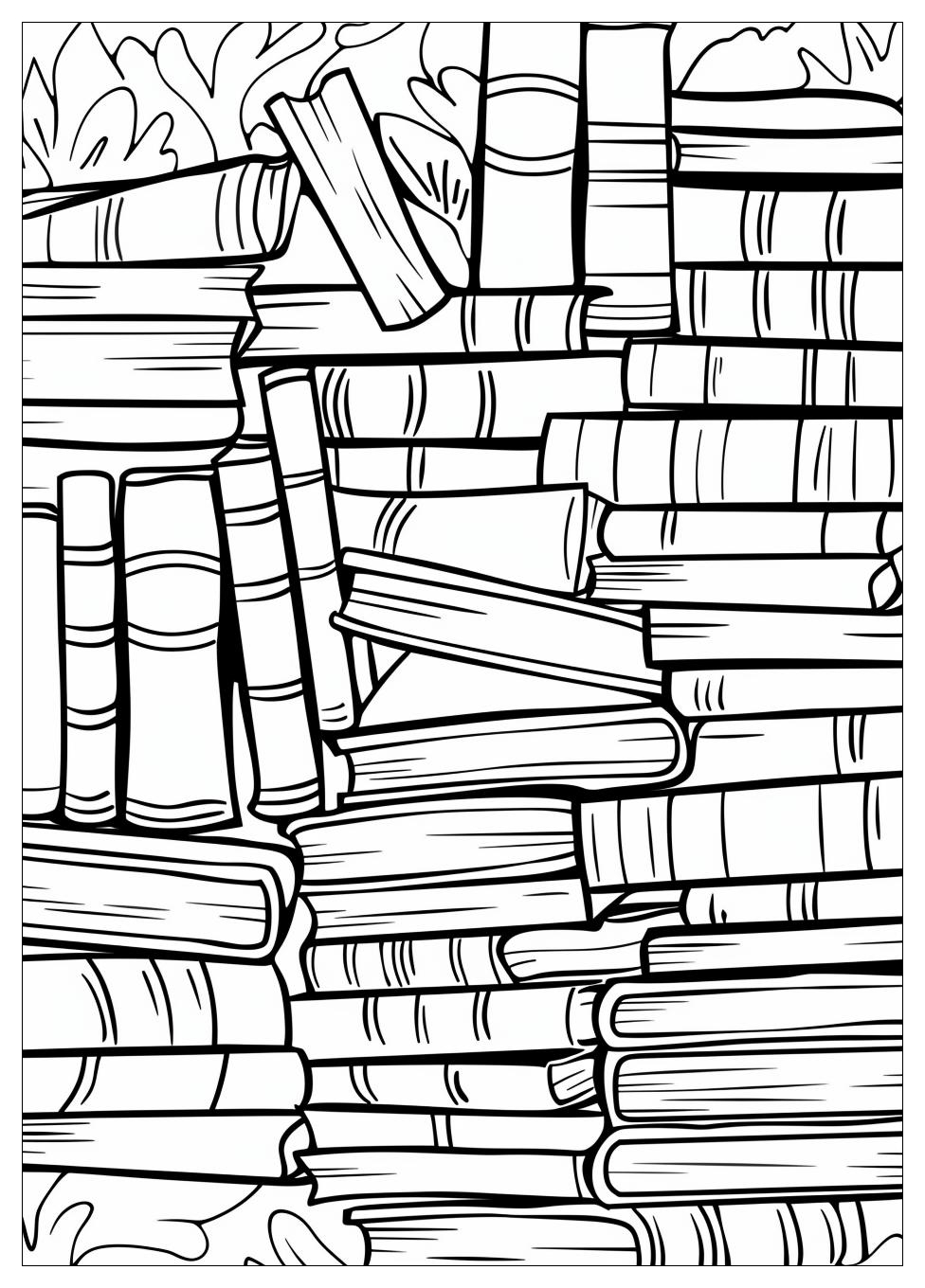 Books Coloring Pages-10