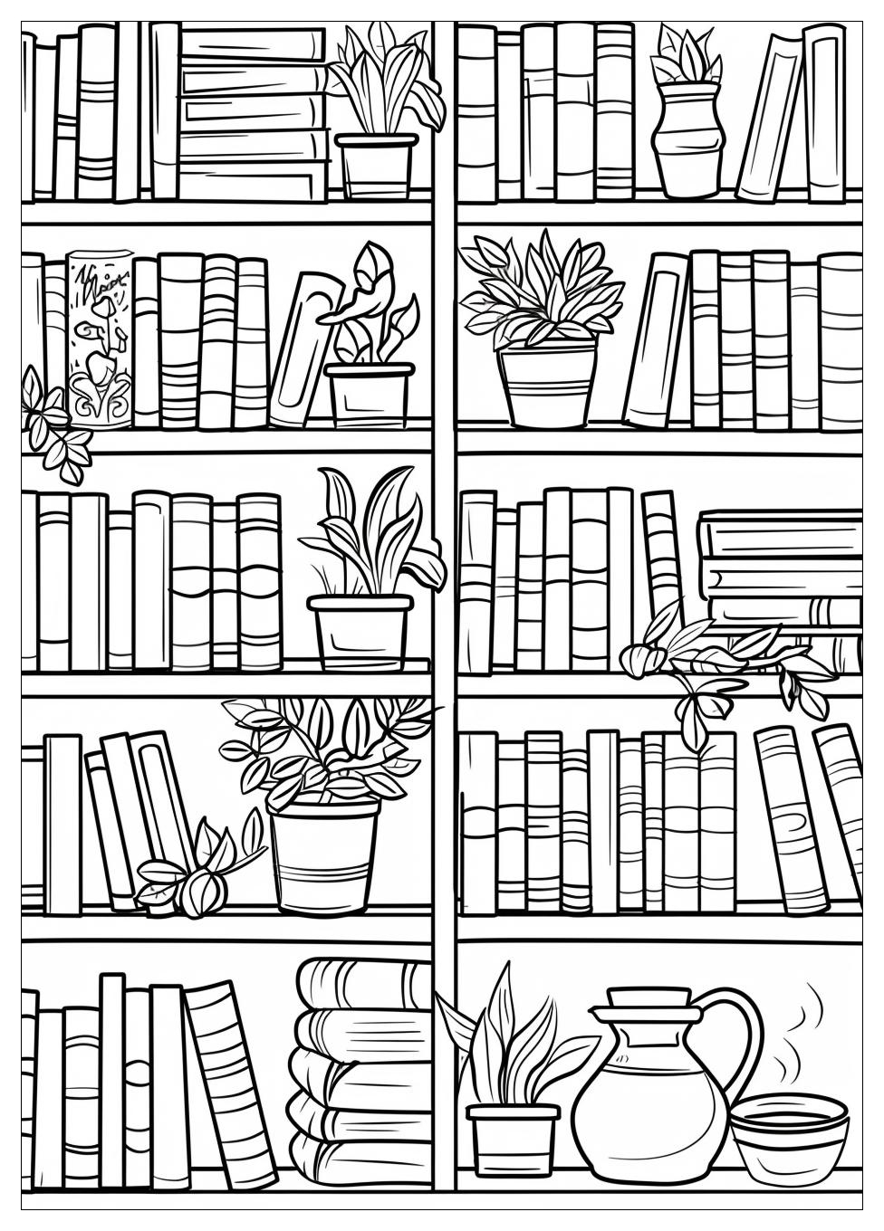 Books Coloring Pages-11