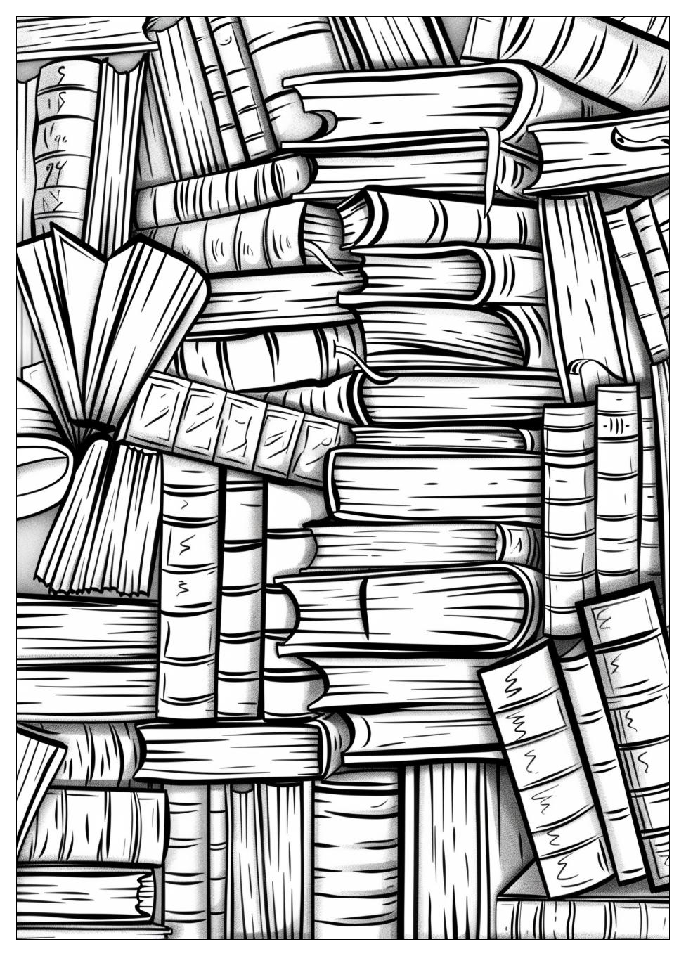 Books Coloring Pages-13