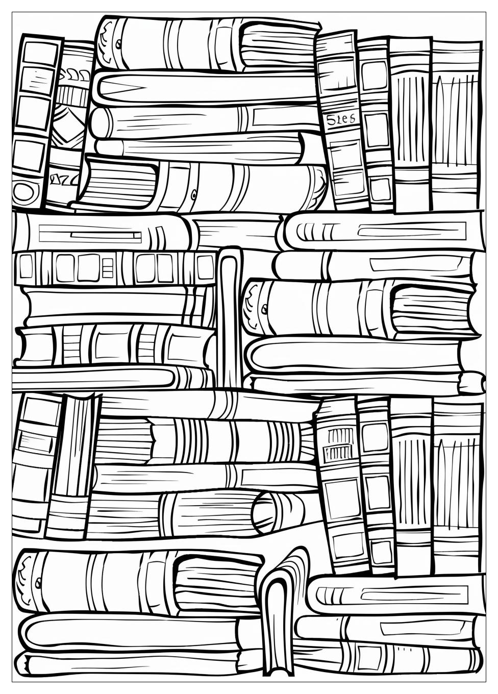 Books Coloring Pages-16