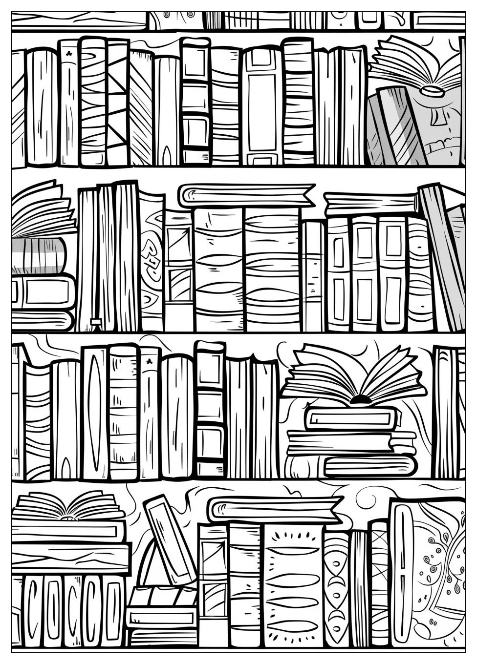 Books Coloring Pages-18