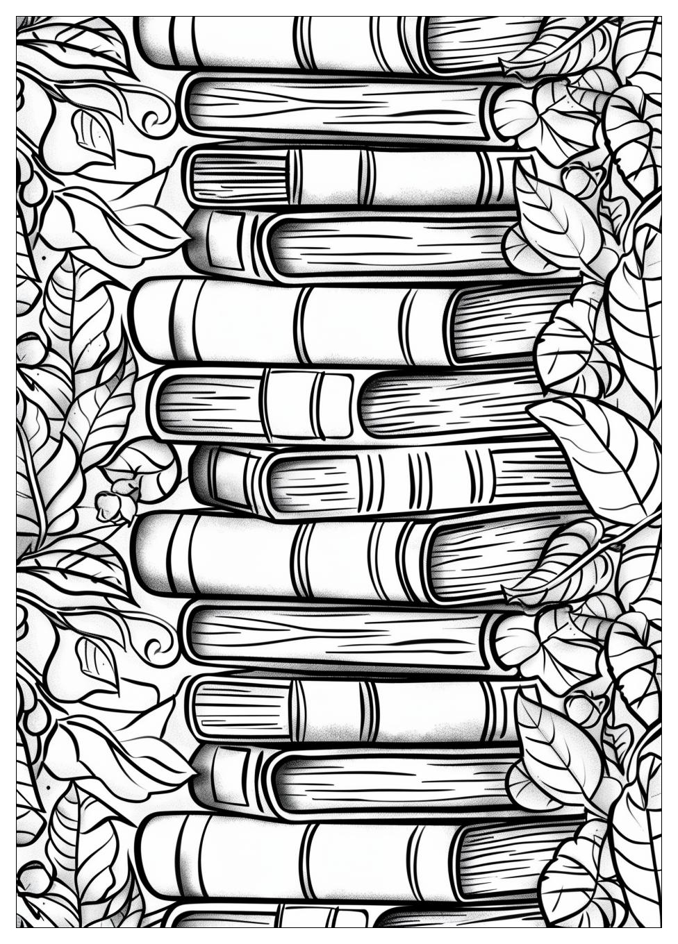 Books Coloring Pages-19