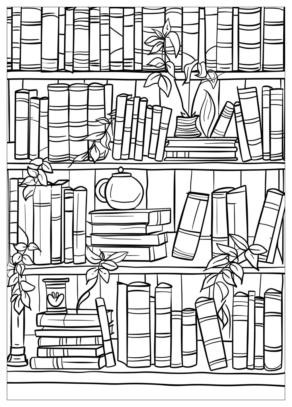 Books Coloring Pages-3