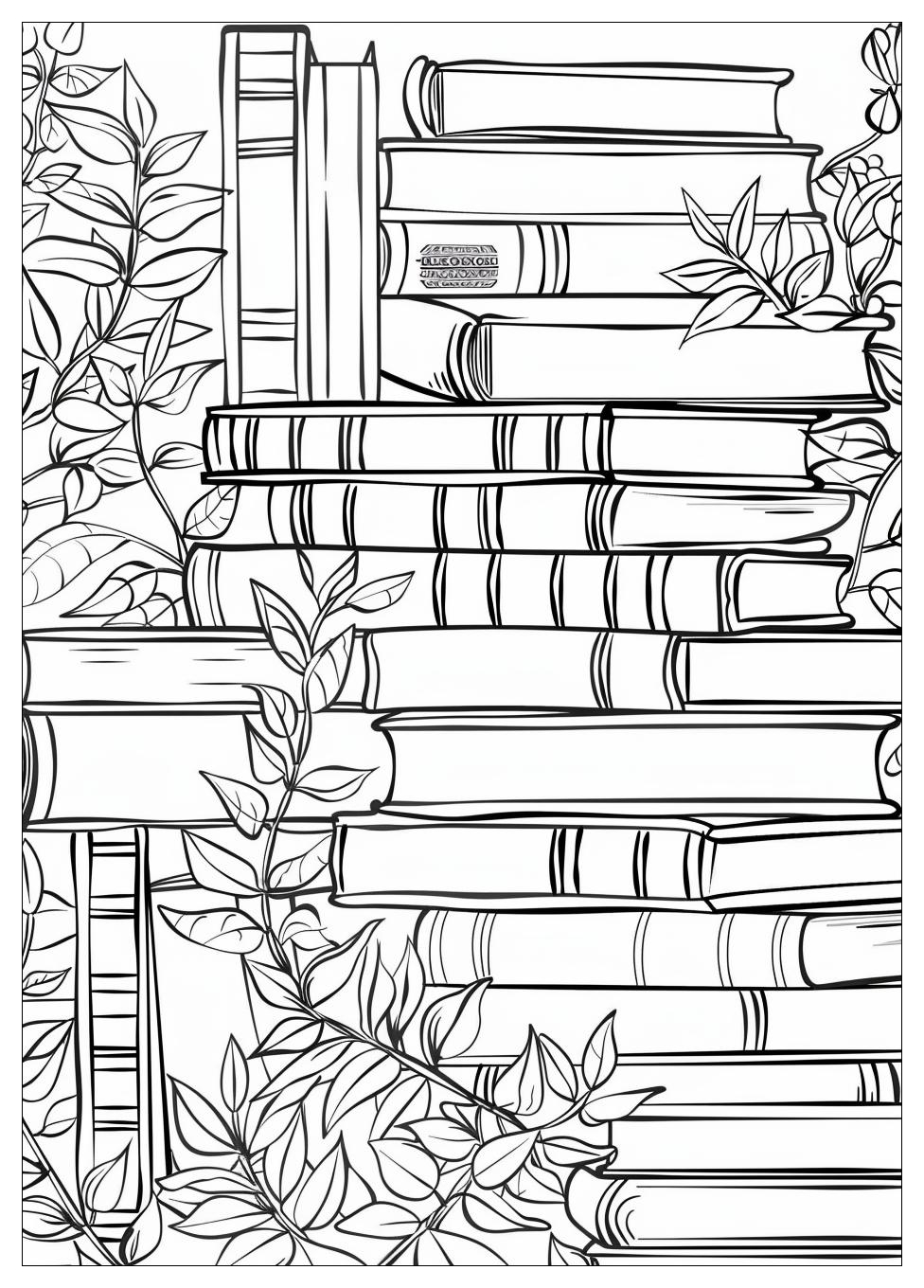 Books Coloring Pages-4