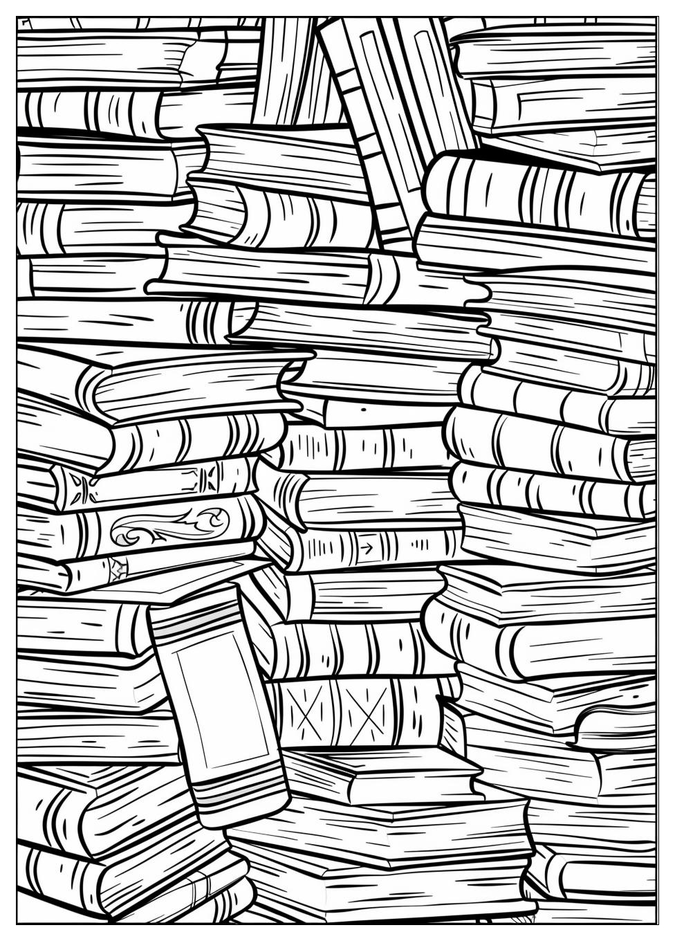 Books Coloring Pages-5