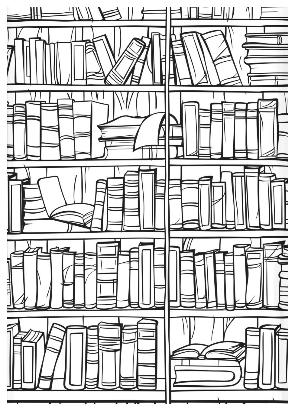 Books Coloring Pages-6