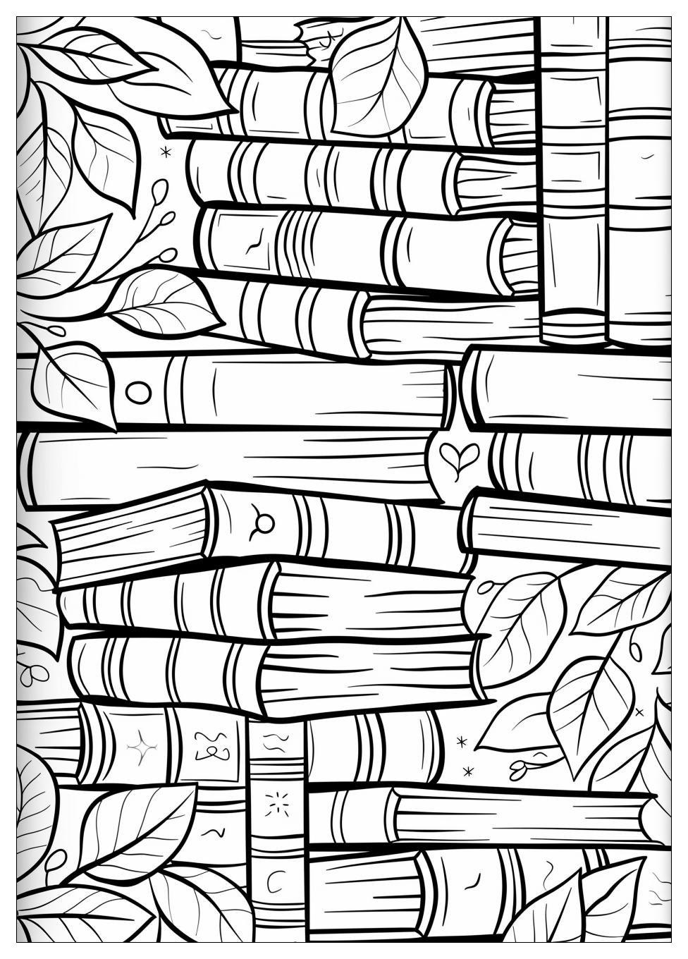 Books Coloring Pages-7