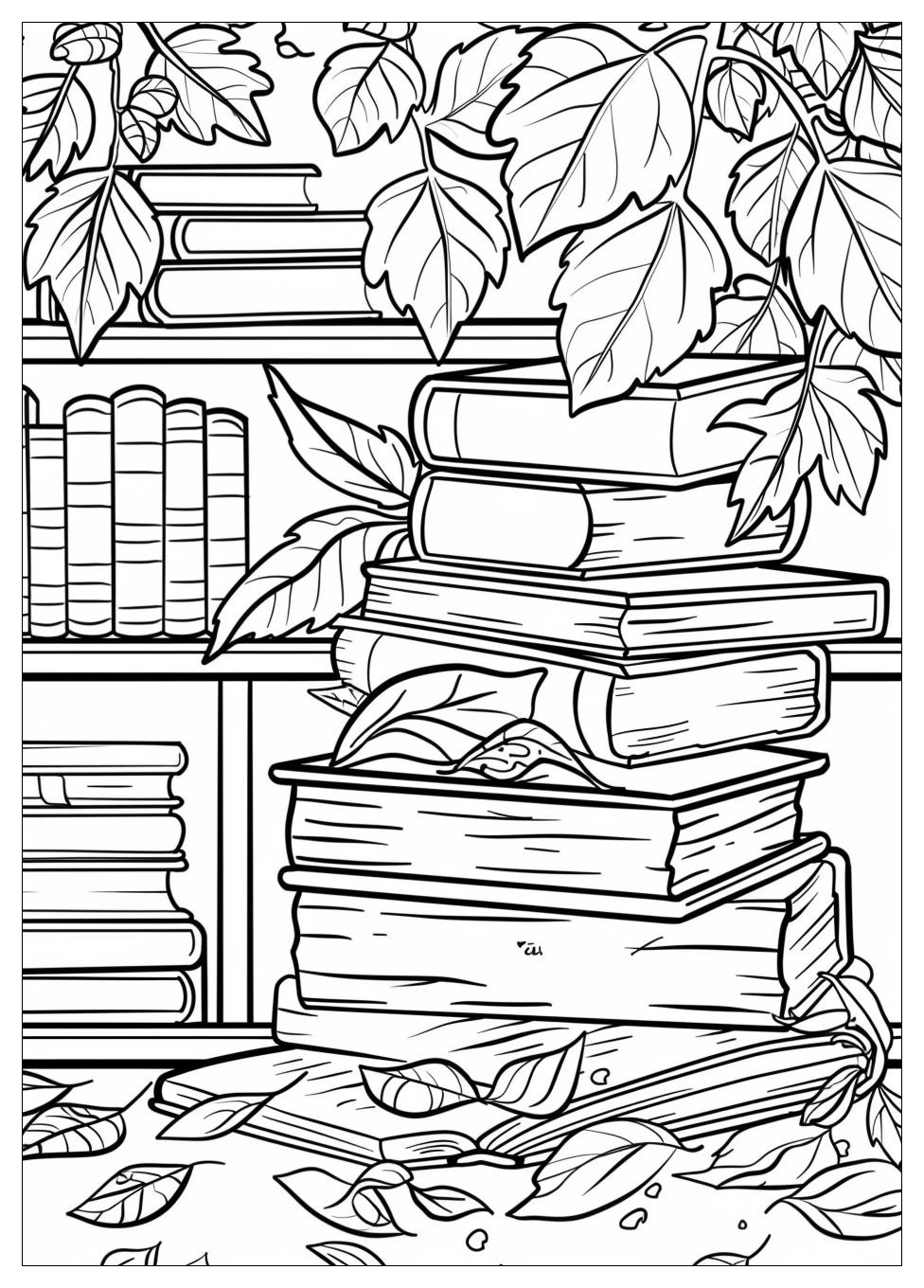 Books Coloring Pages-8