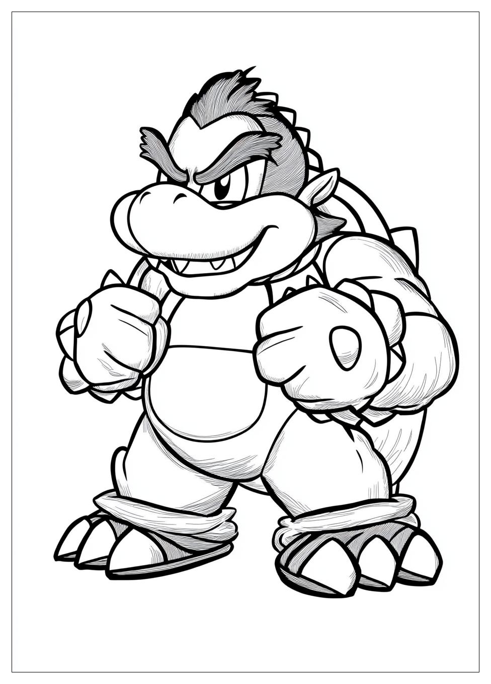 Free Printable Bowser Coloring Pages 14 Bowser Coloring Pages-14