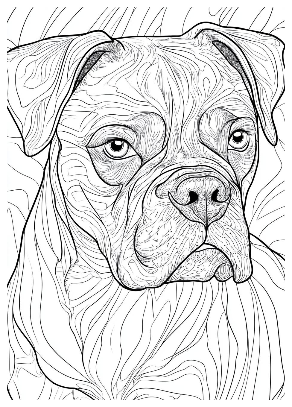 Boxer Coloring Pages-14
