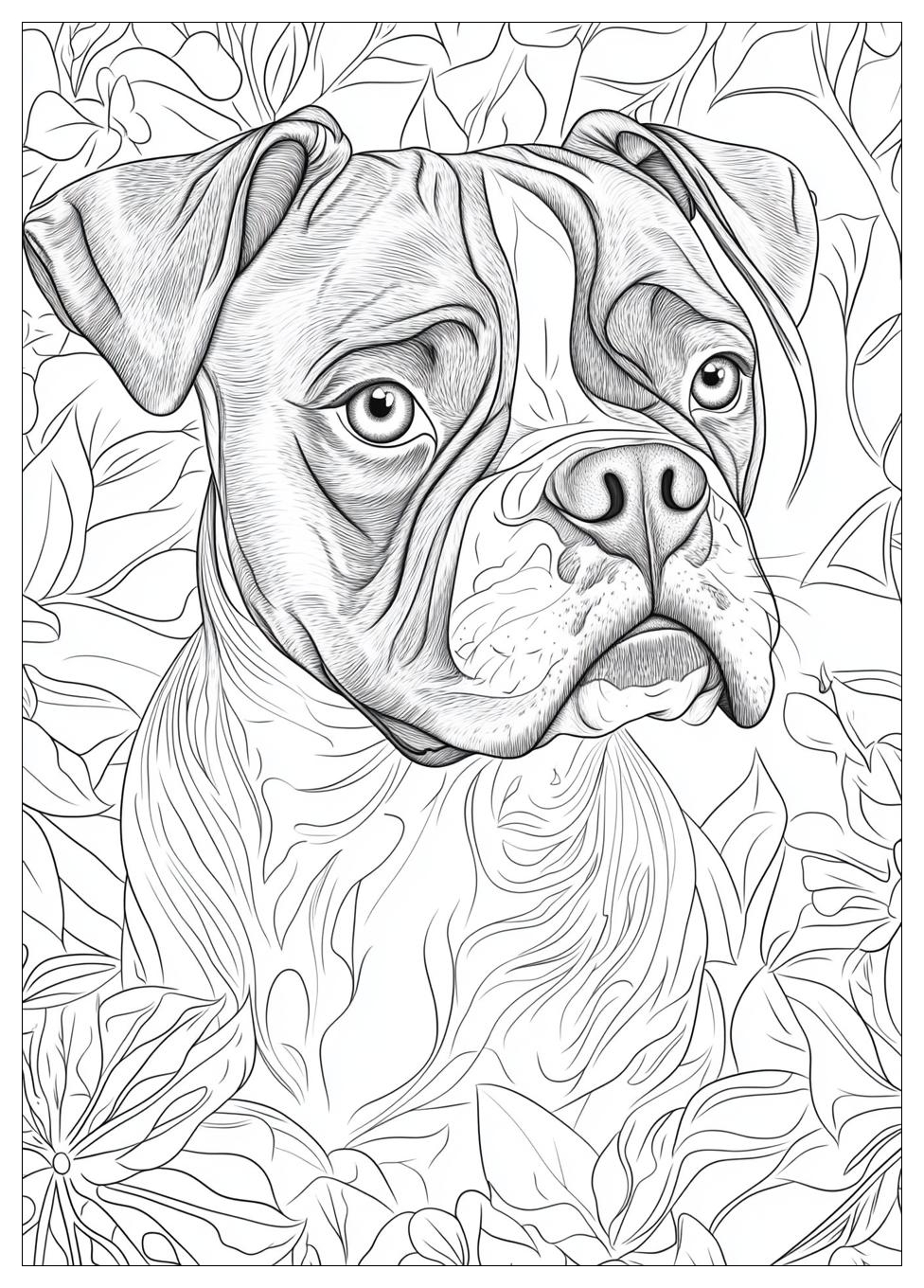 Boxer Coloring Pages-15