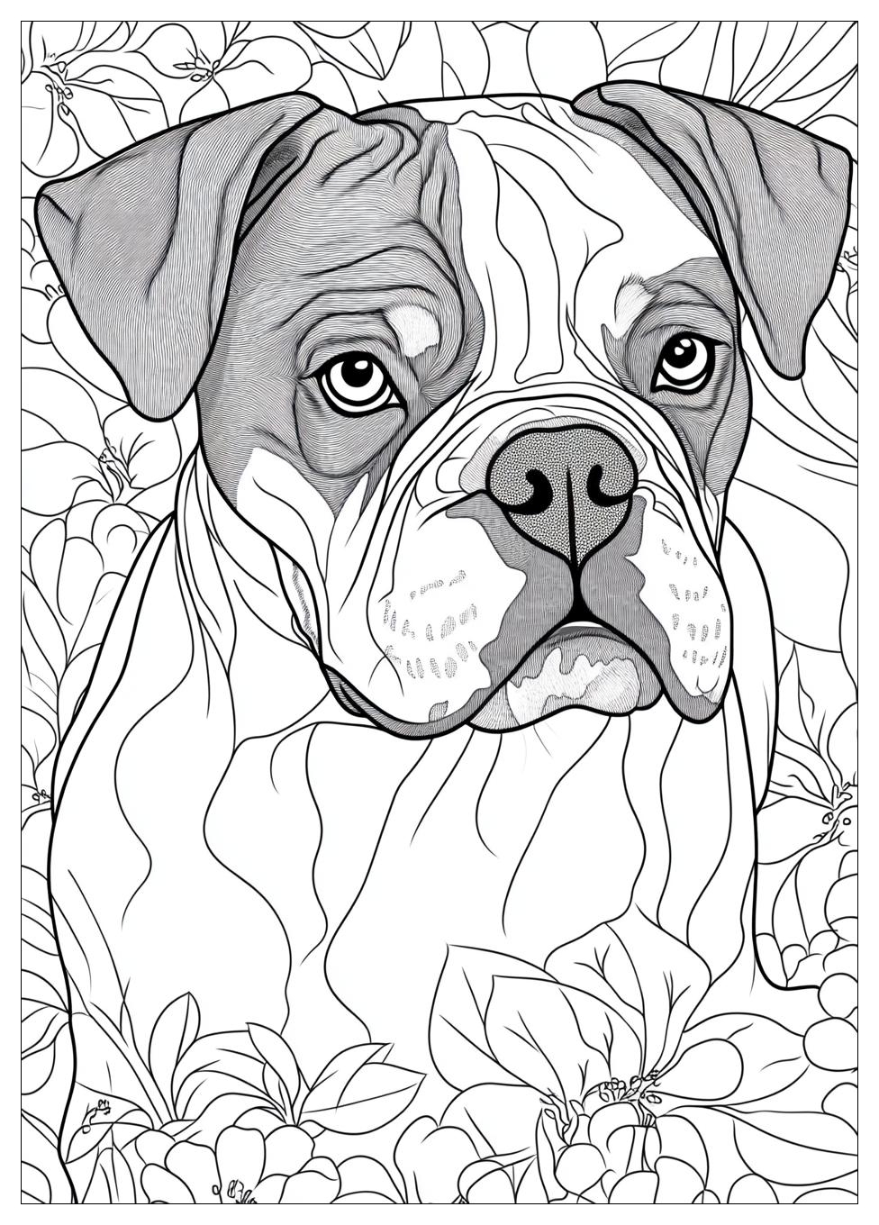 Boxer Coloring Pages-18