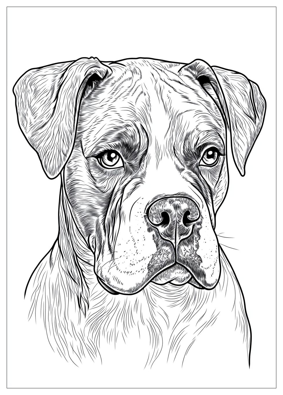 Boxer Coloring Pages-20