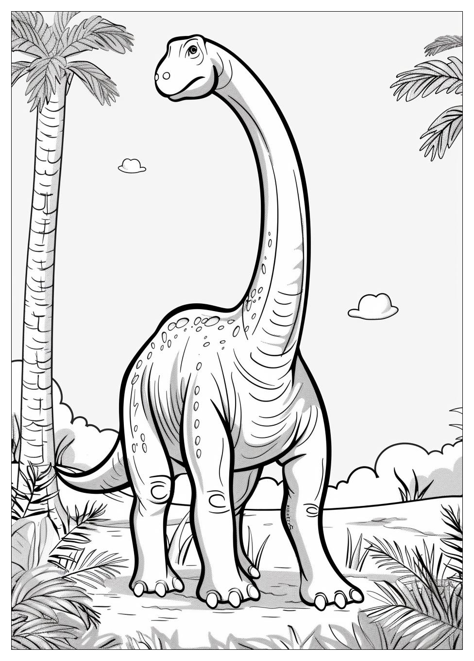 Brachiosaurus Coloring Pages-10
