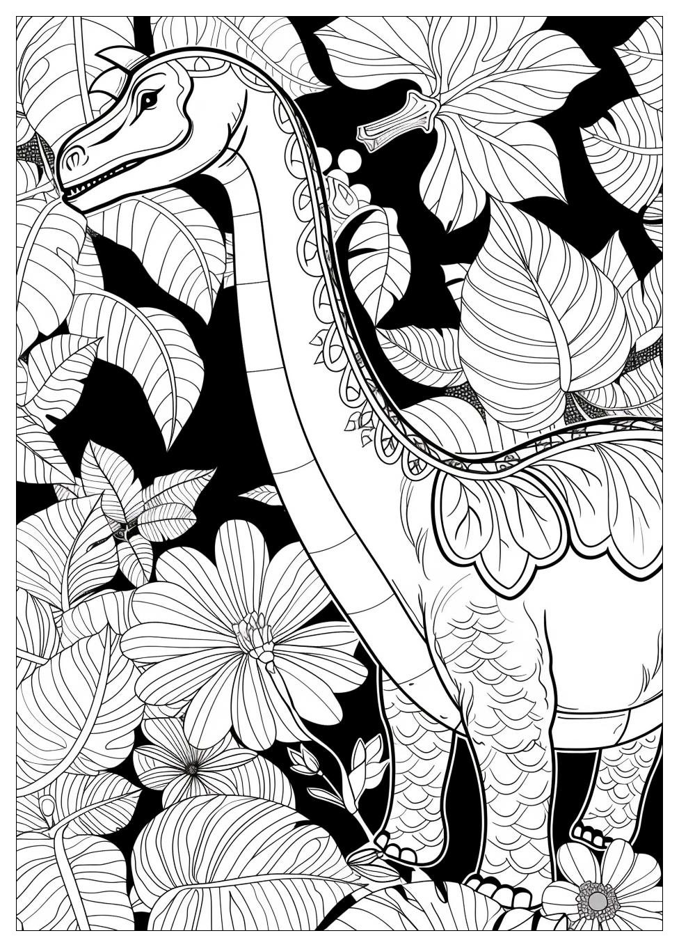 Brachiosaurus Coloring Pages-13