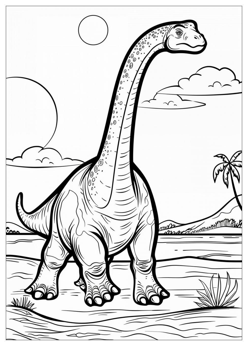 Brachiosaurus Coloring Pages-14
