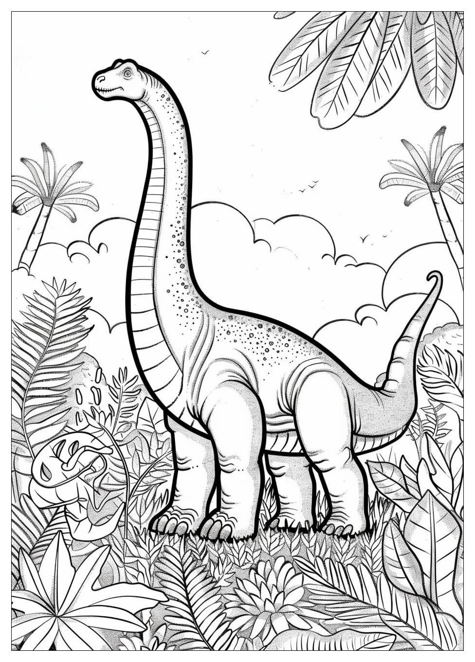 Brachiosaurus Coloring Pages-18