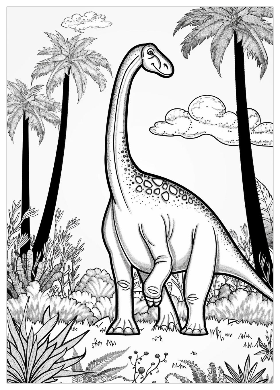 Brachiosaurus Coloring Pages-19