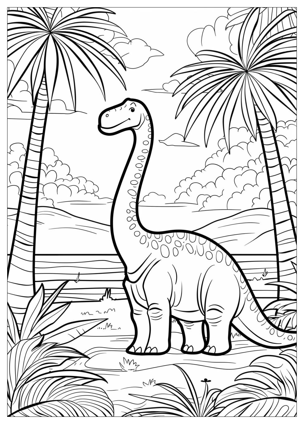 Brachiosaurus Coloring Pages-2