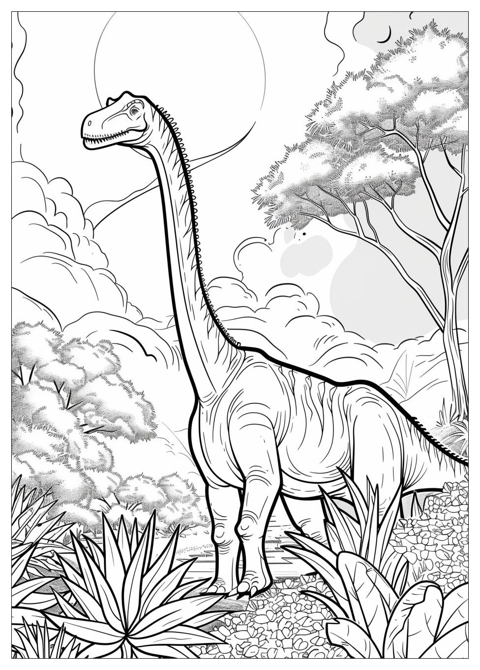 Brachiosaurus Coloring Pages-20