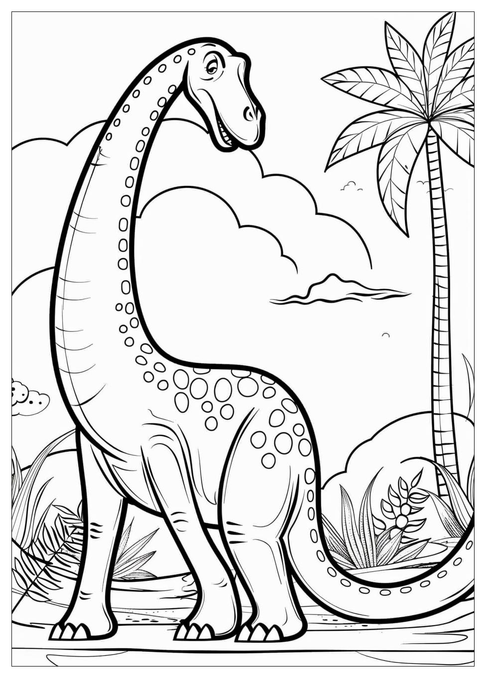 Brachiosaurus Coloring Pages-3