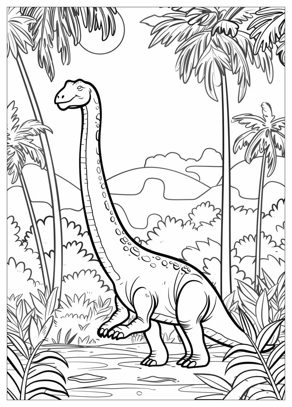 Brachiosaurus Coloring Pages-4