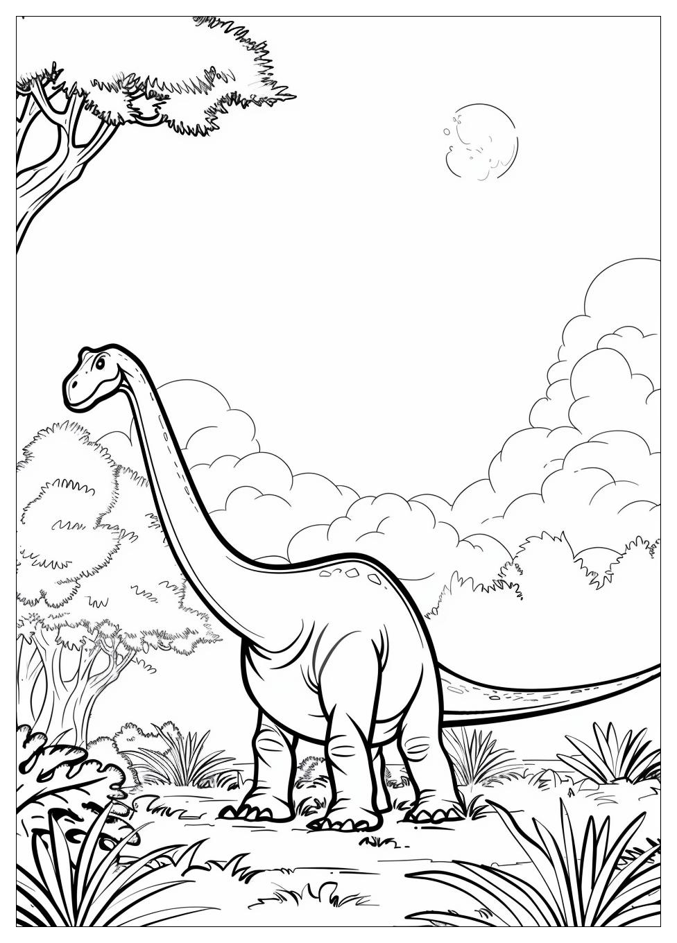 Brachiosaurus Coloring Pages-5