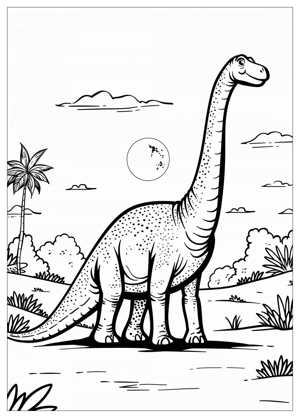 Brachiosaurus Coloring Pages-6