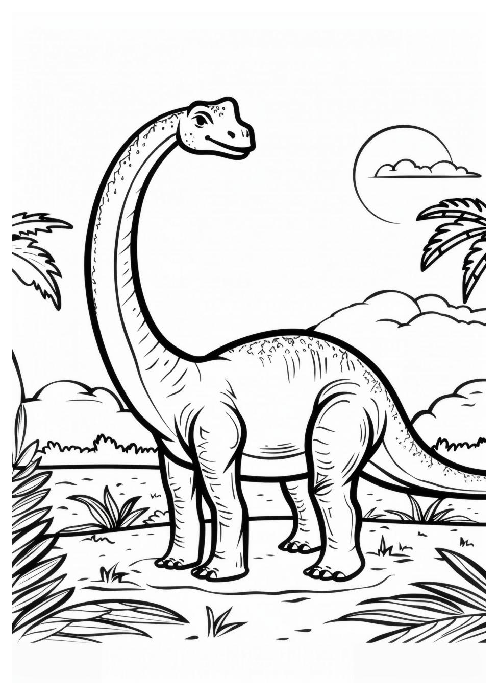 Brachiosaurus Coloring Pages-7