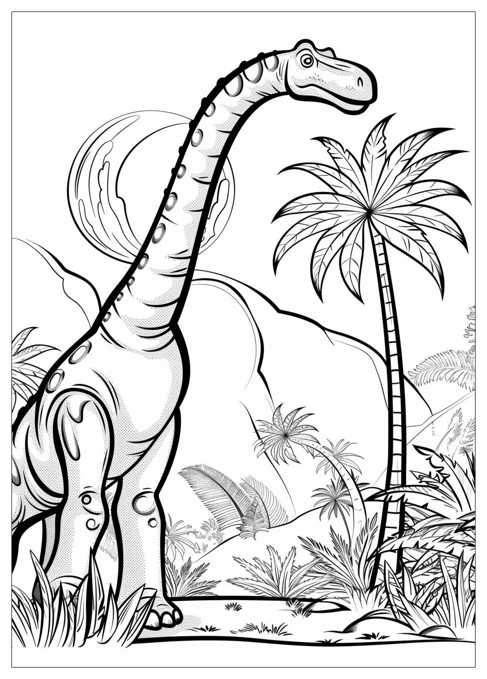 Brachiosaurus Coloring Pages-8