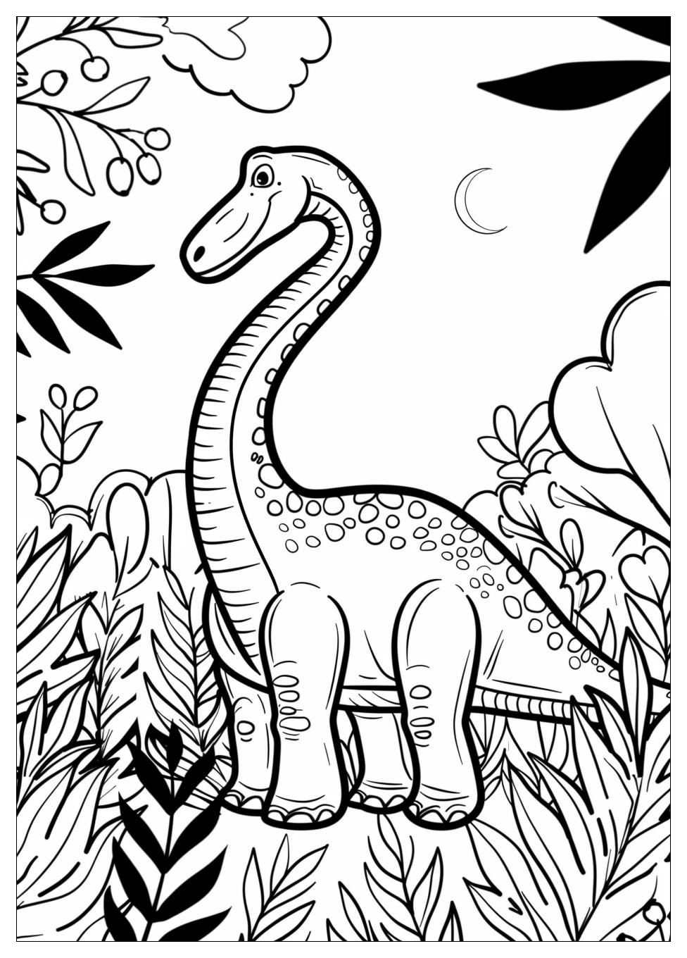 Brachiosaurus Coloring Pages-9