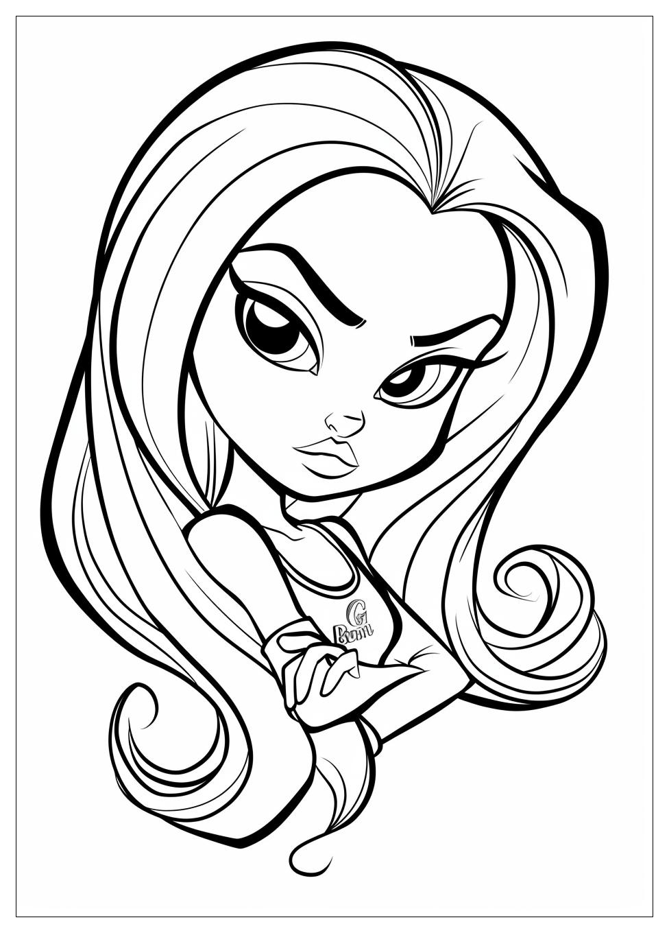 Bratz Coloring Pages : Unleash Your Inner Artist with Bratz Printable
