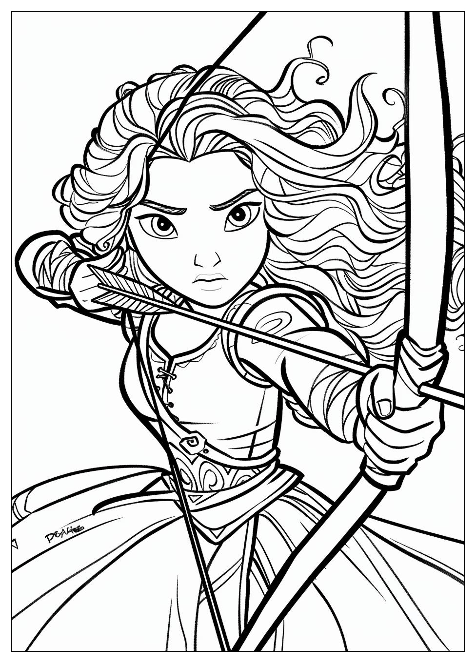 Brave Coloring Pages-1