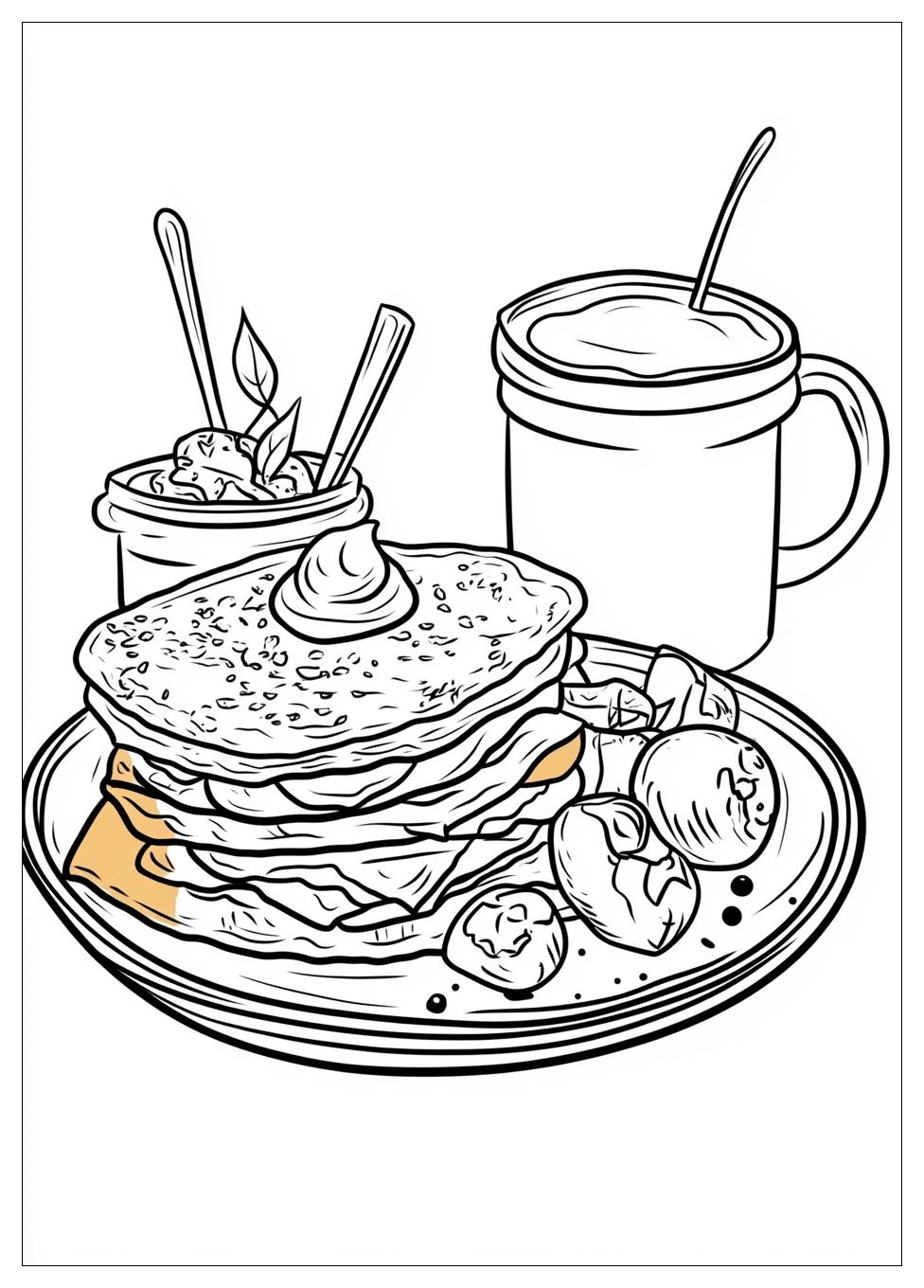 Breakfast Coloring Pages-12