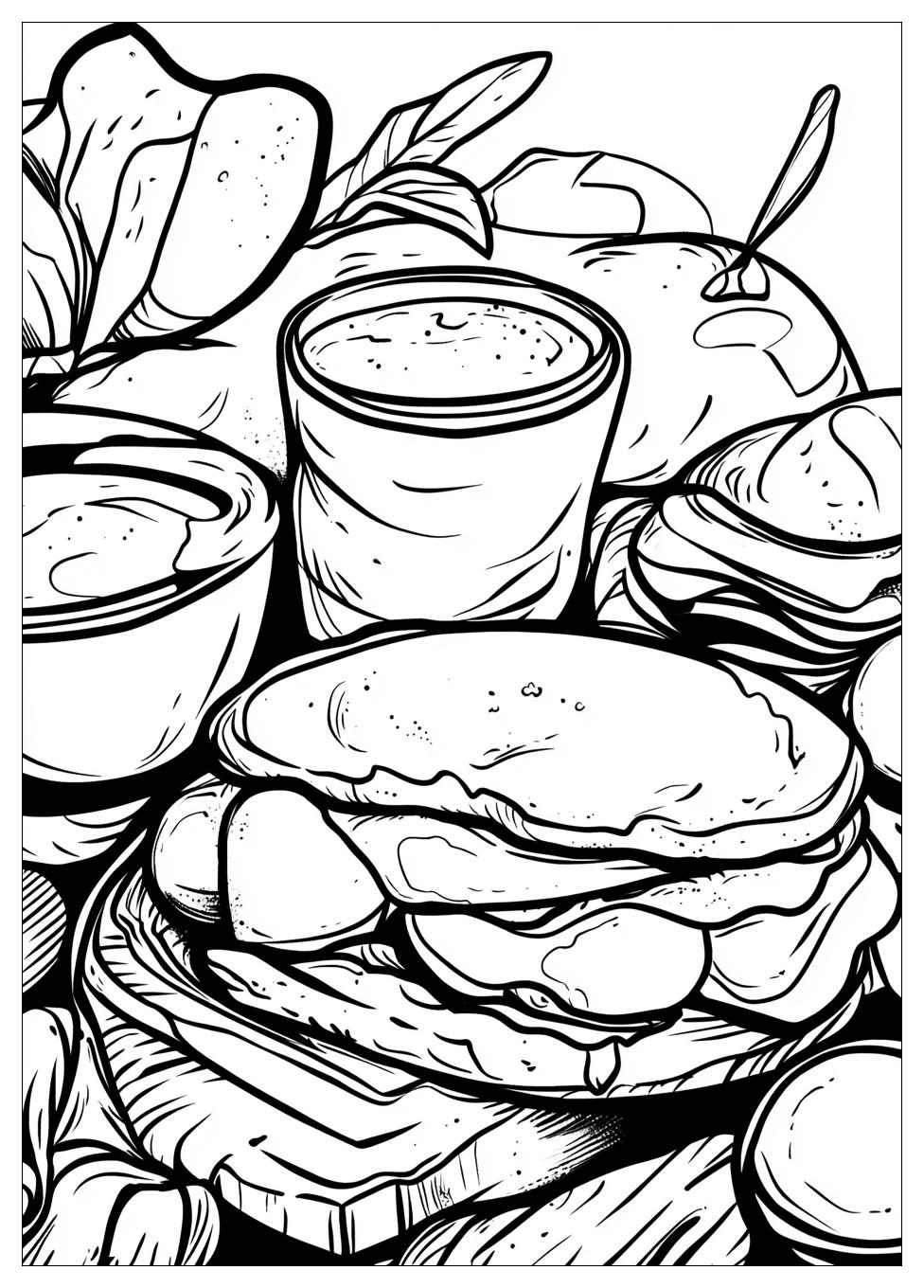 Breakfast Coloring Pages-13
