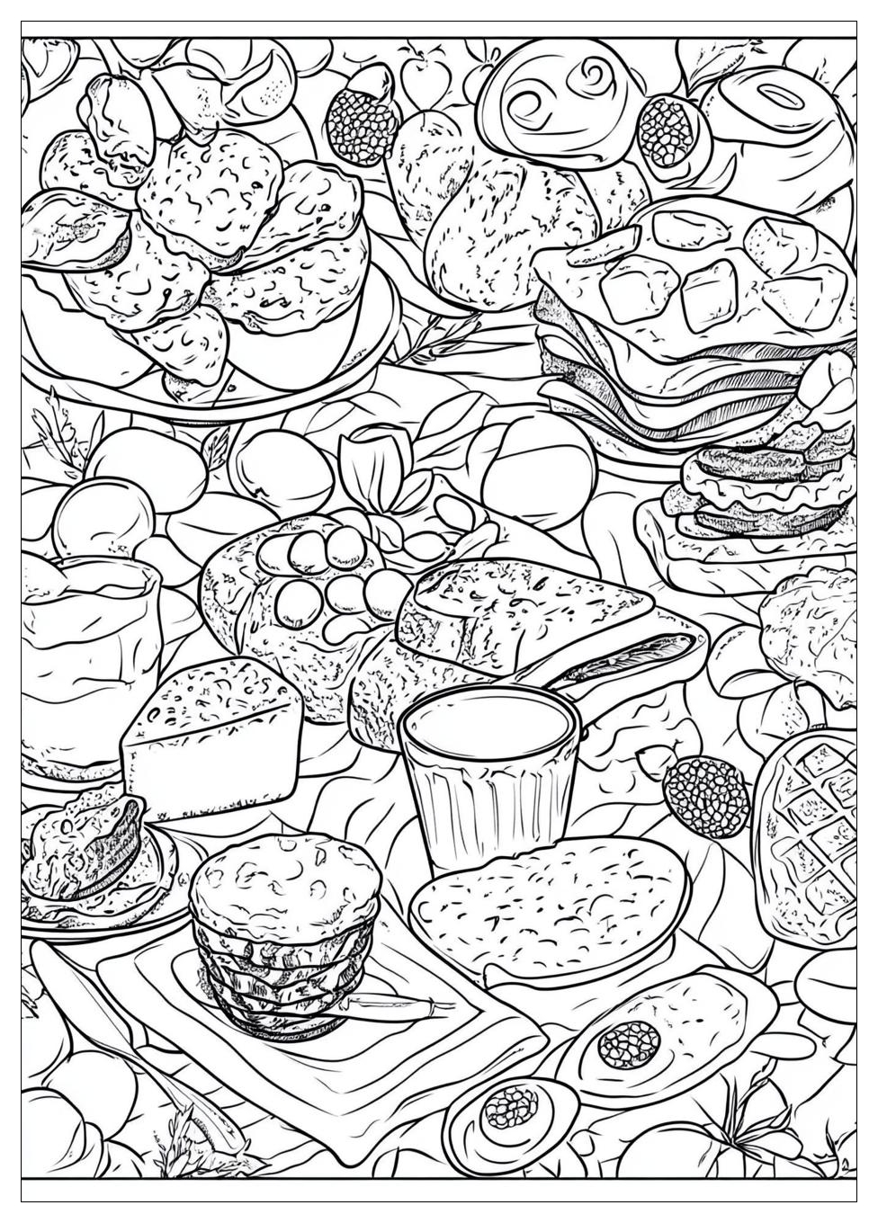 Breakfast Coloring Pages-14
