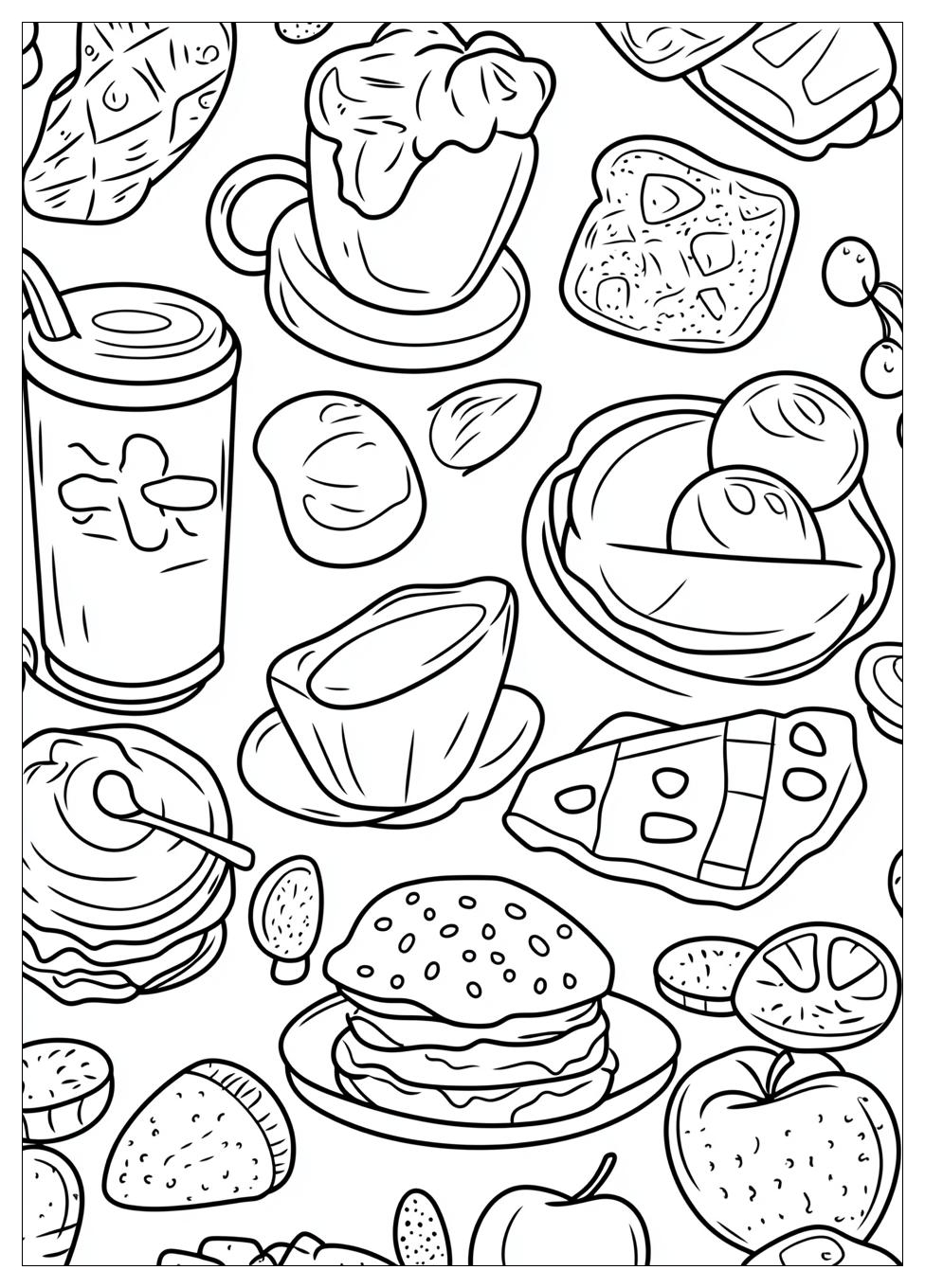 Breakfast Coloring Pages-16