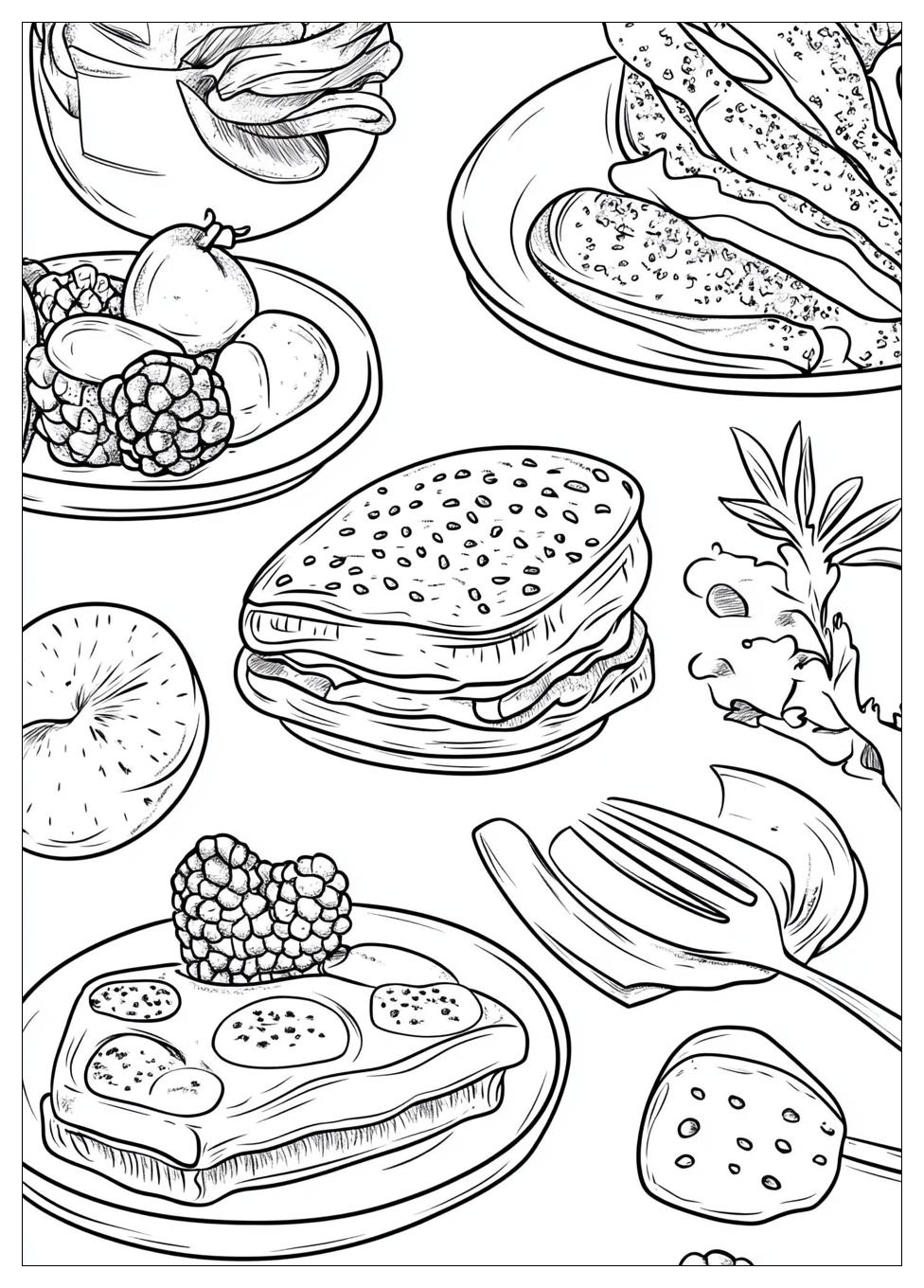 Breakfast Coloring Pages-17