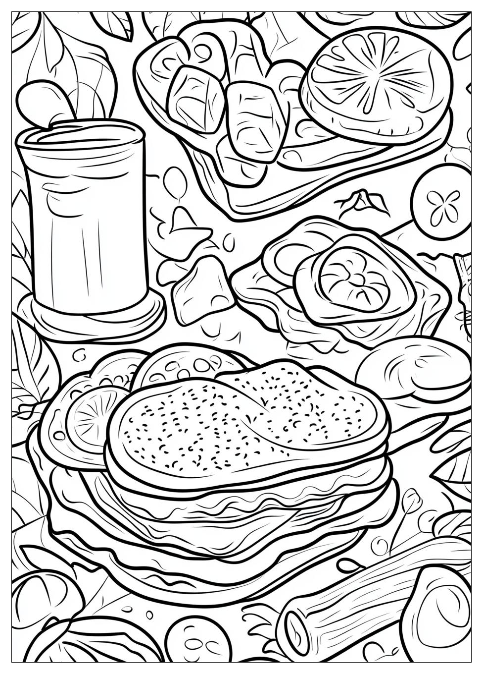 Breakfast Coloring Pages-19