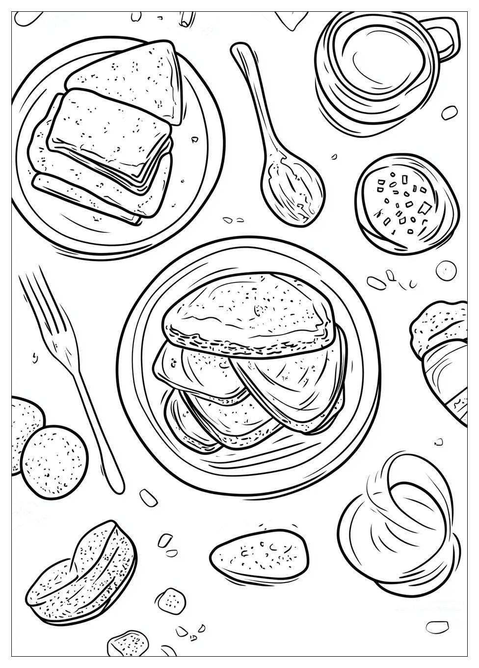 Breakfast Coloring Pages-2