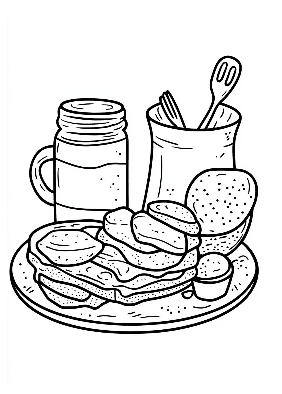 Breakfast Coloring Pages-4