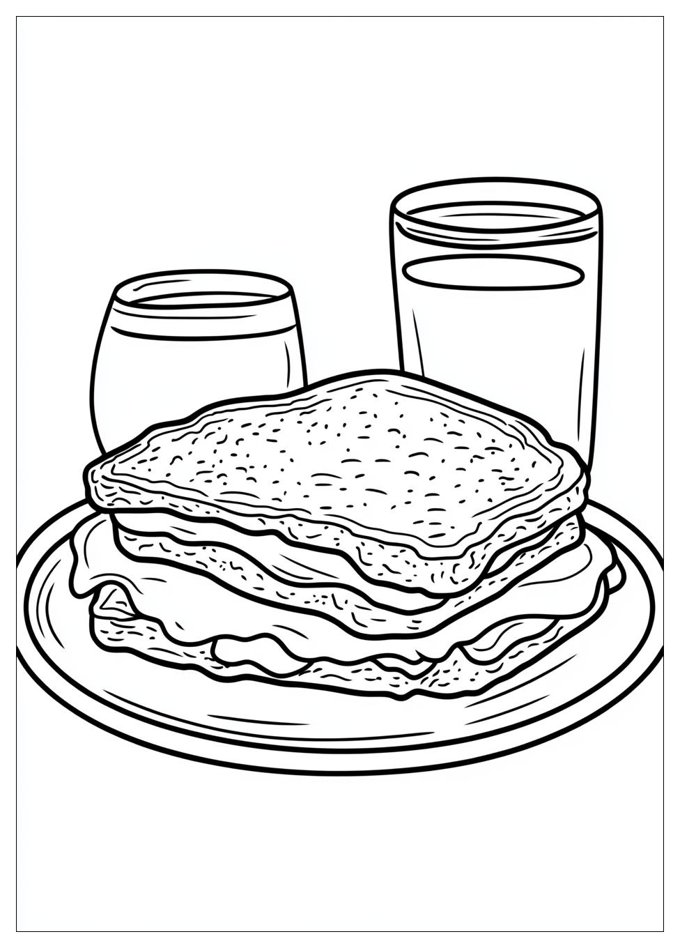 Breakfast Coloring Pages-5