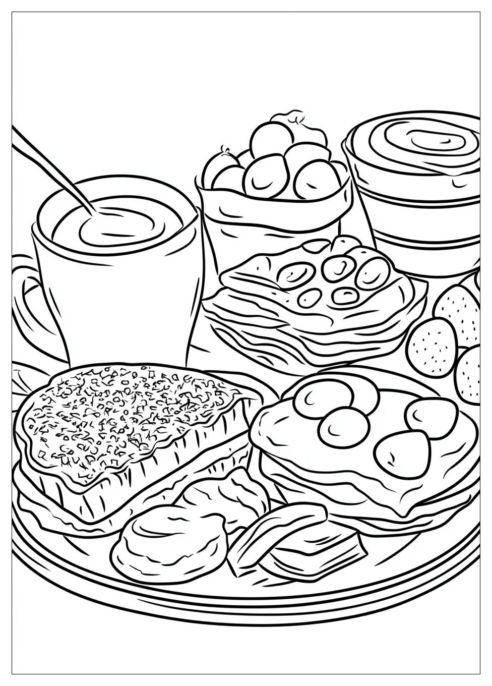 Breakfast Coloring Pages-8