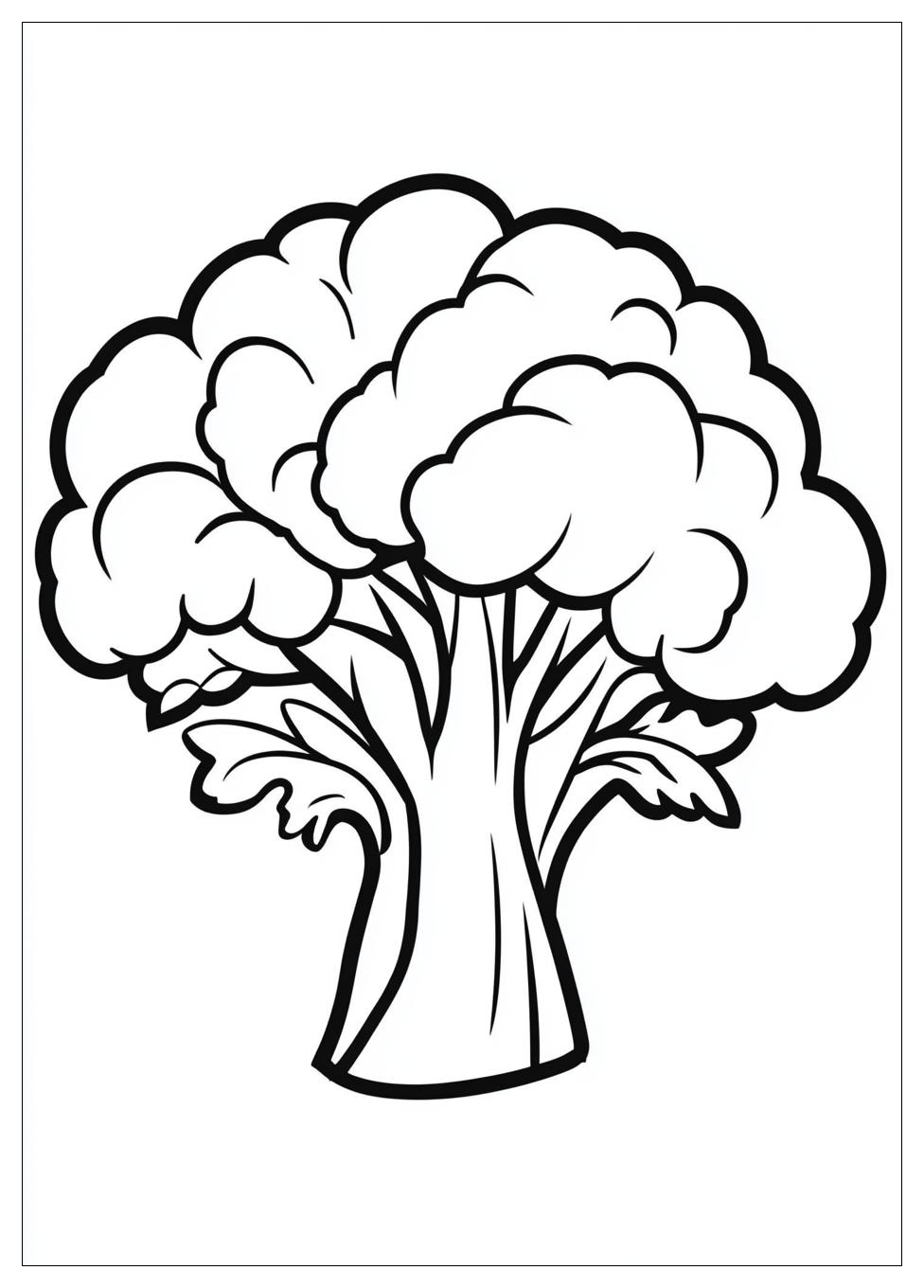 Broccoli Coloring Pages-1
