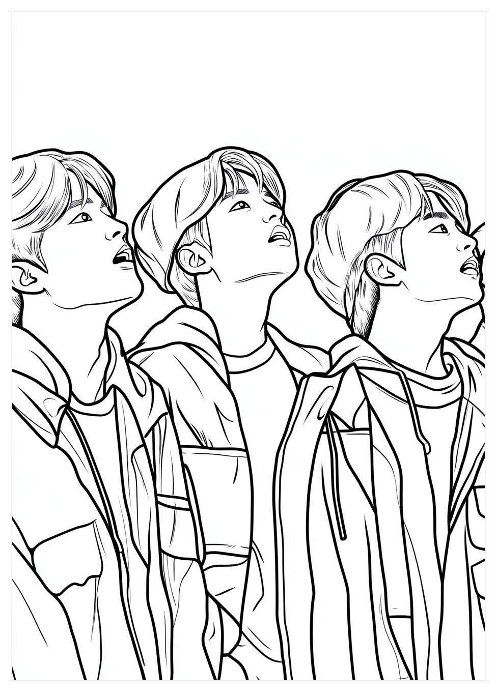 Bts Coloring Pages-12