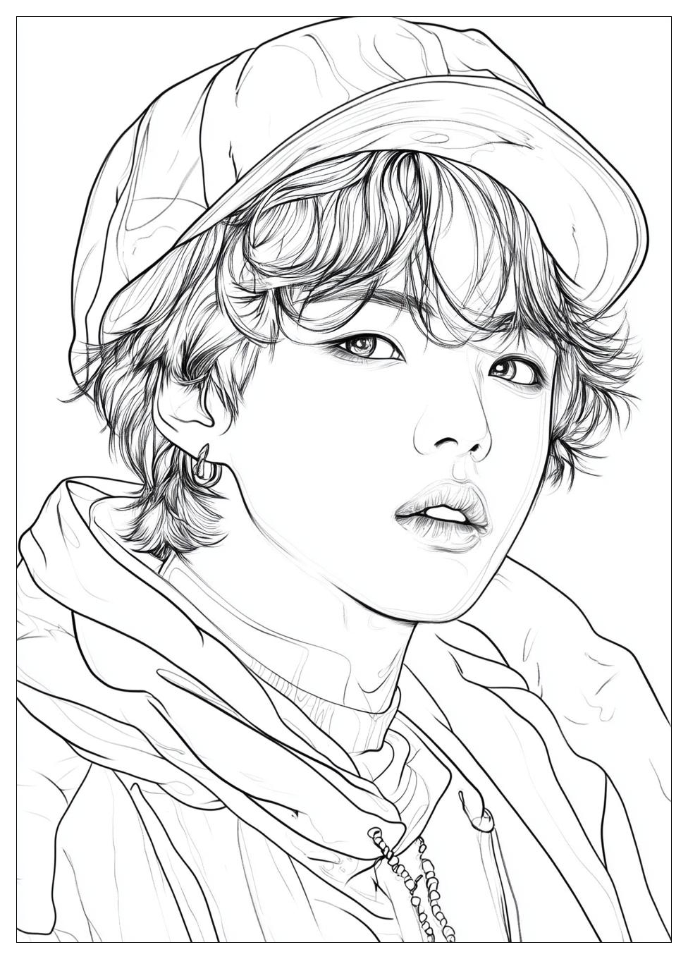 Bts Coloring Pages-13