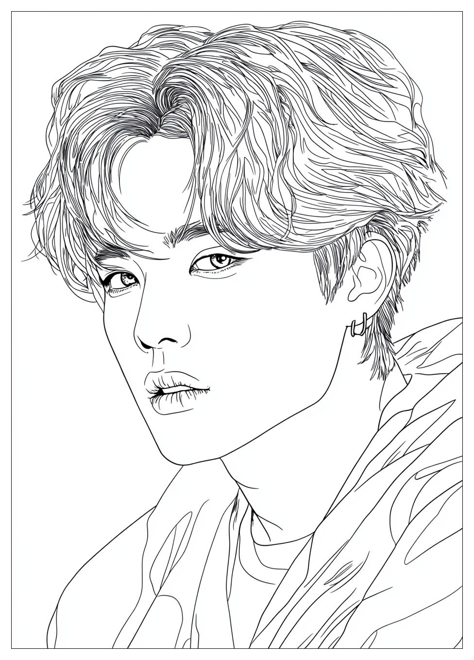 Bts Coloring Pages-15