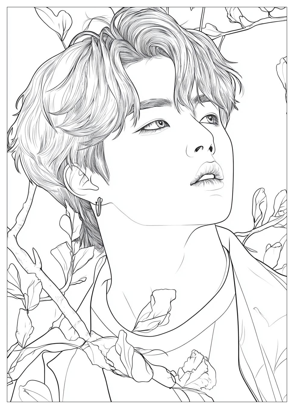 Bts Coloring Pages-16