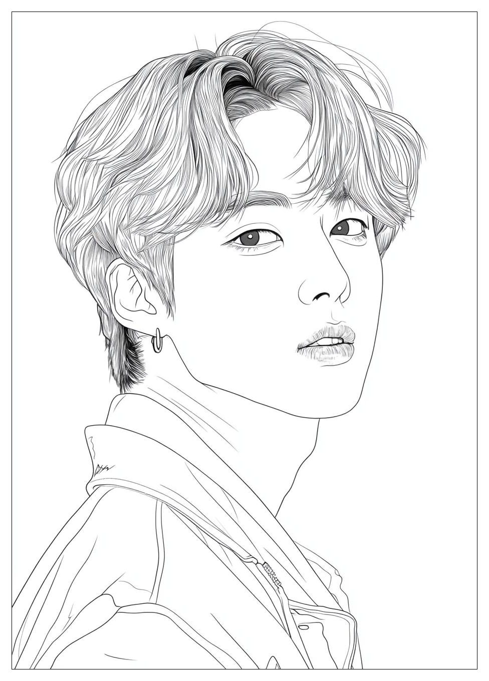Bts Coloring Pages-18