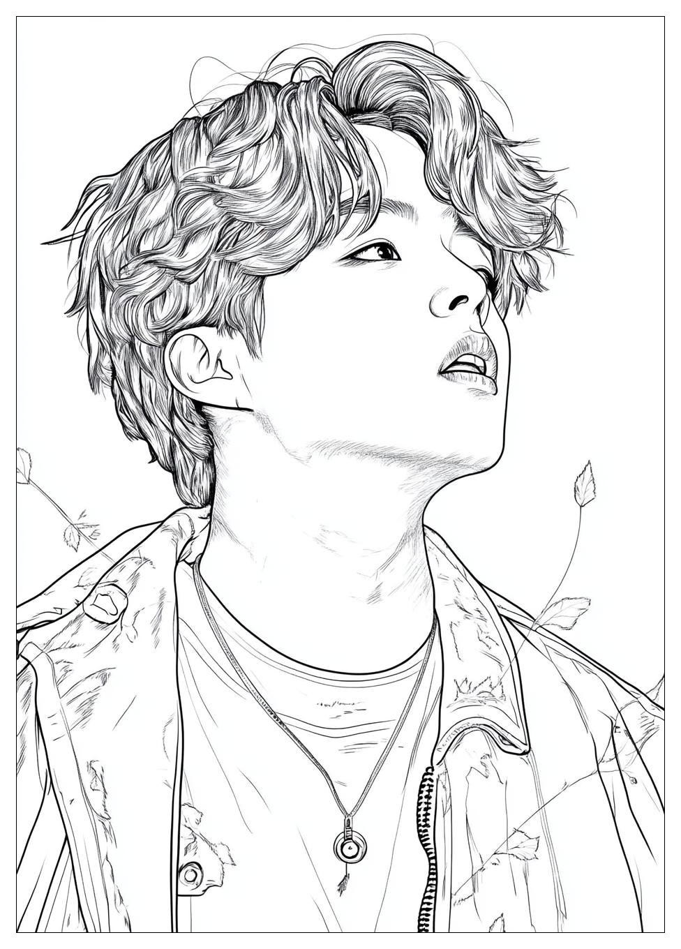 Bts Coloring Pages-2